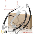 Set of 4 Power Steering Pressure Hoses for Ford Excursion F-250 Super Duty