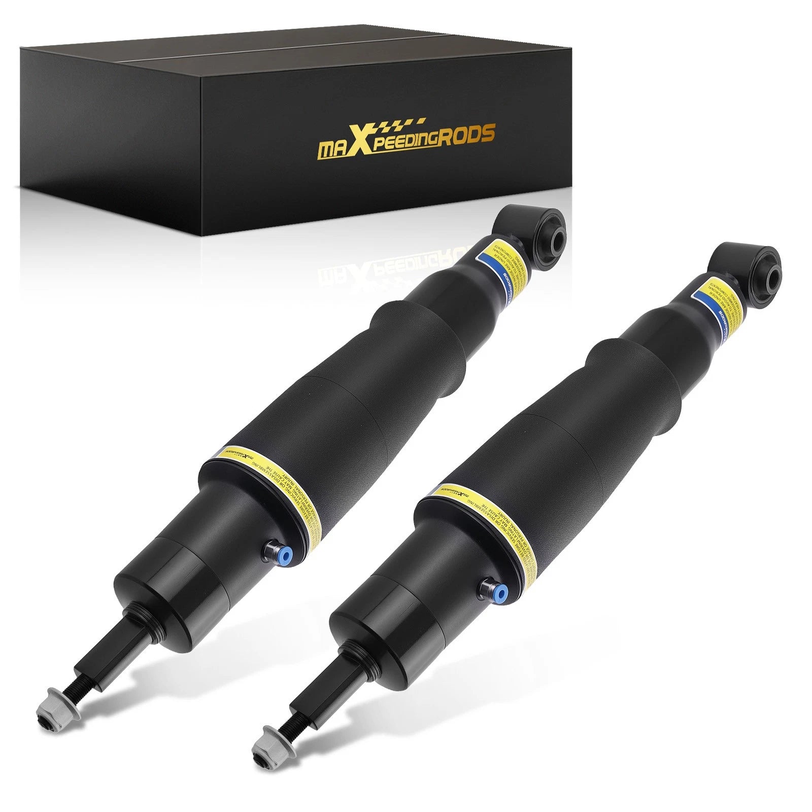 2X Rear Air Shock Struts + 2X Height Level Sensor for Nissan Armada QX56 QX80 (2011–Present)