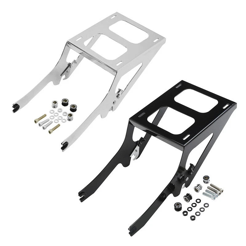 2X Mounting Rack for Harley Heritage Classic FLHC (2018–2025) Black/Chrome