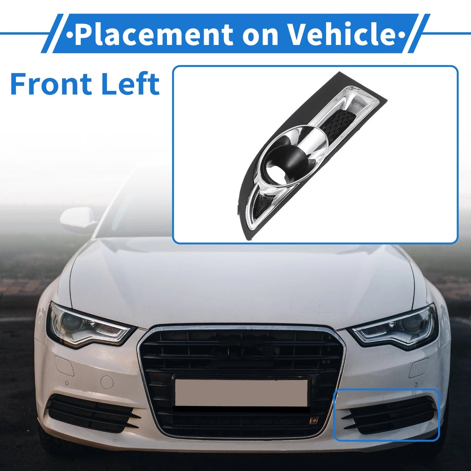 1 Pc Fog Light Grill for Chevrolet Epica (2010–2012) No. 9072636