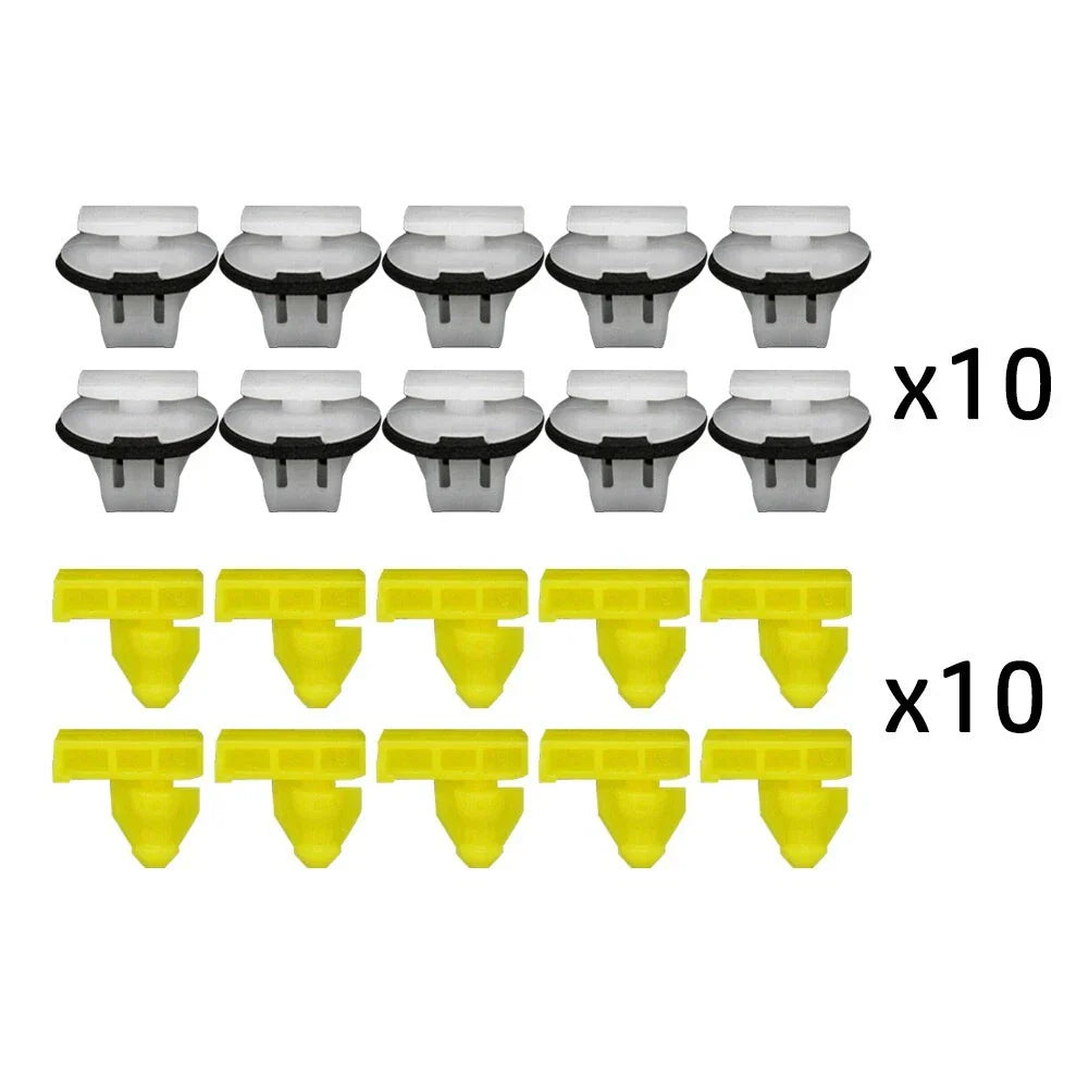 20pcs/set Plastic Moulding Clips for Nissan Juke (2010–2019)
