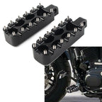 Black CNC Foot Pegs for Harley Dyna Wide Glide FXDWG FXDB FXDL FXDF (2006–2017)