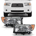 Set of 2 Halogen Headlights for Subaru Forester (2006–2008)