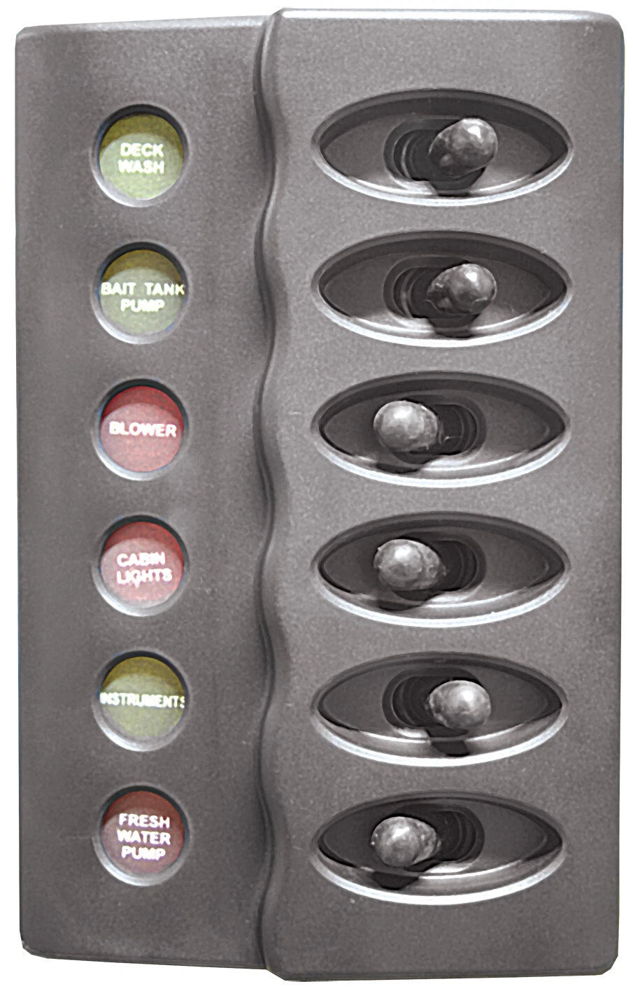 6 Switch Waterproof Switch Panel for