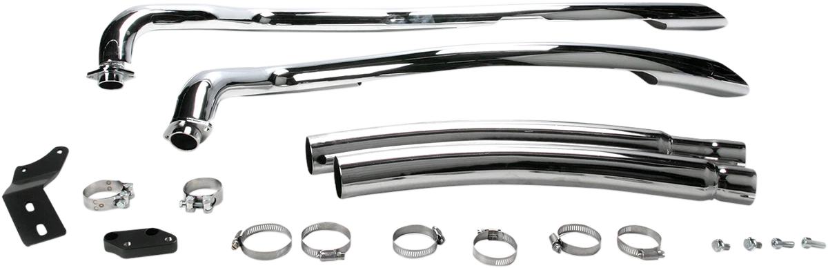 Cobra Speedster Swept Exhaust for Kawasaki Vulcan 900 (2006–2016) Chrome