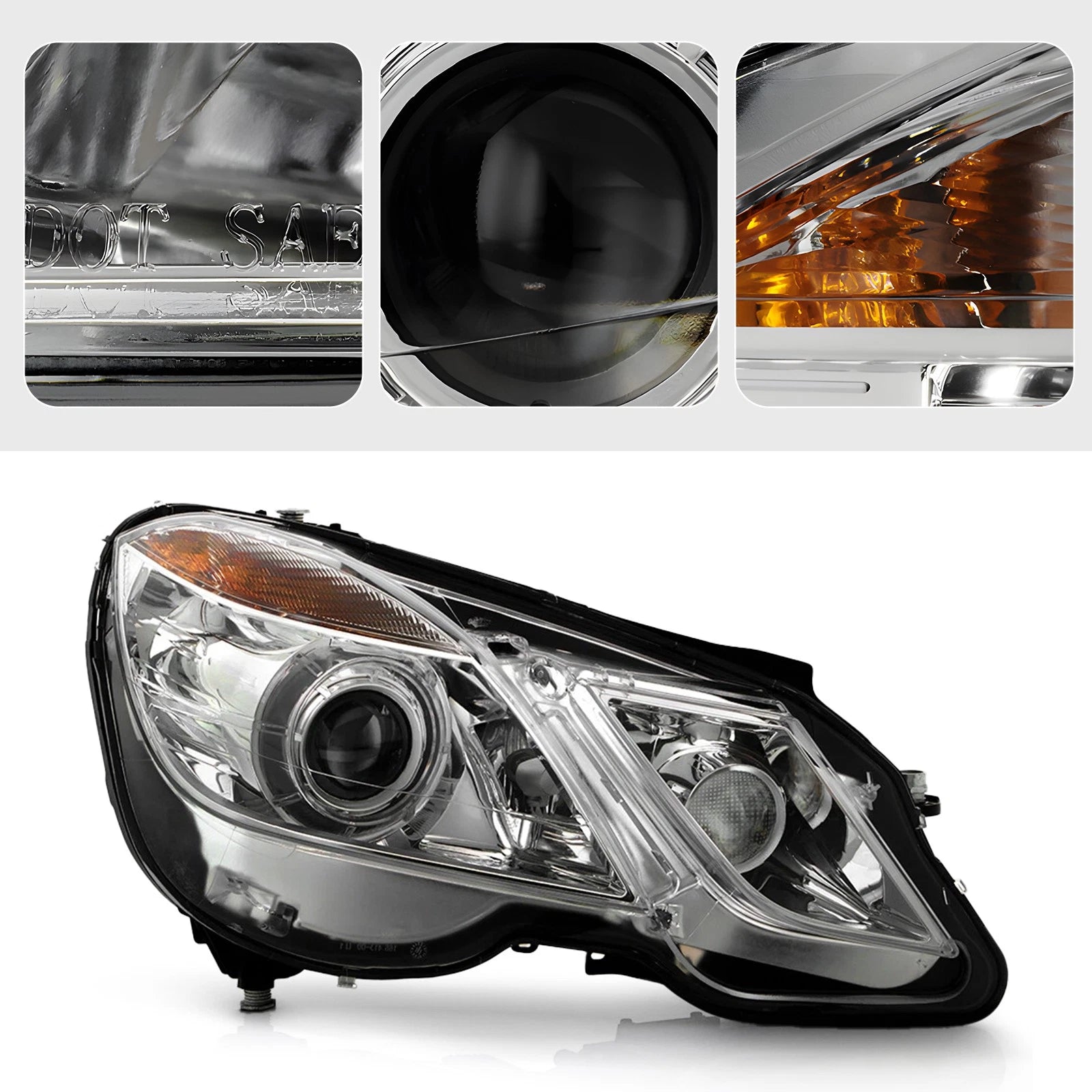 Xenon HID Headlight w/AFS Projector for Mercedes-Benz W212 (2010–2013)