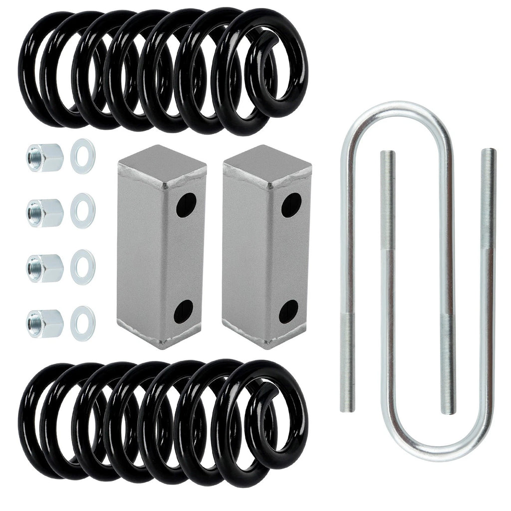 1" Front 3" Rear Drop Springs for Chevrolet Silverado GMC C15 (1963–1972)
