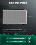 Aluminum Radiator CU2415 for Nissan Altima Maxima (2002–2006)