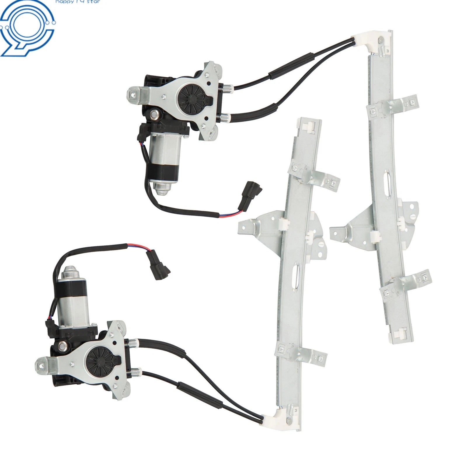 Pair Front Window Regulators with Motor for Buick Century Regal (1997–2005)