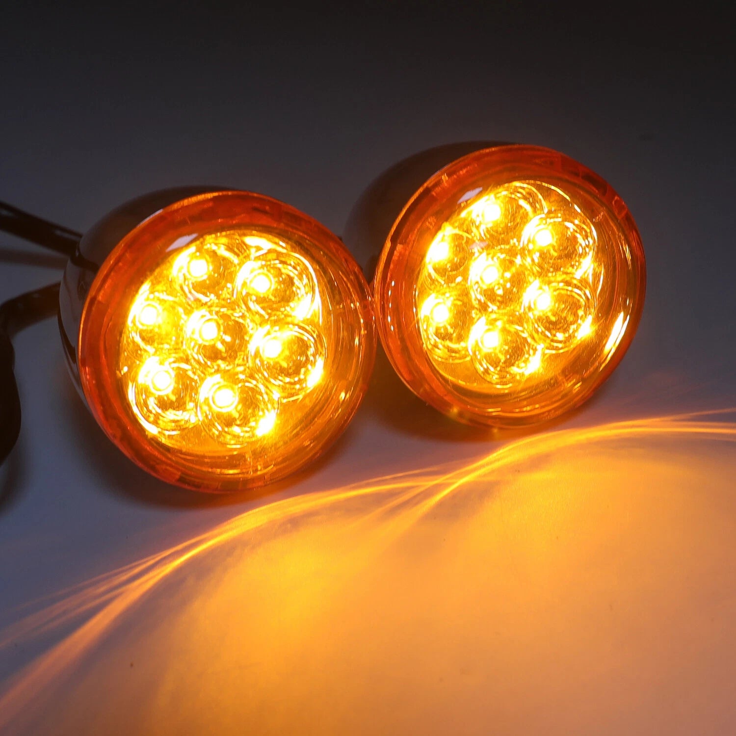 Rear Running Brake Turn Signal Light Indicator Amber for Harley Sportster (1992–2023)