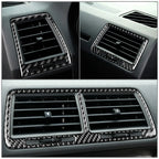 3 x Carbon Fiber Interior Air Vent Outlet Covers for Dodge Challenger (2008-2014)
