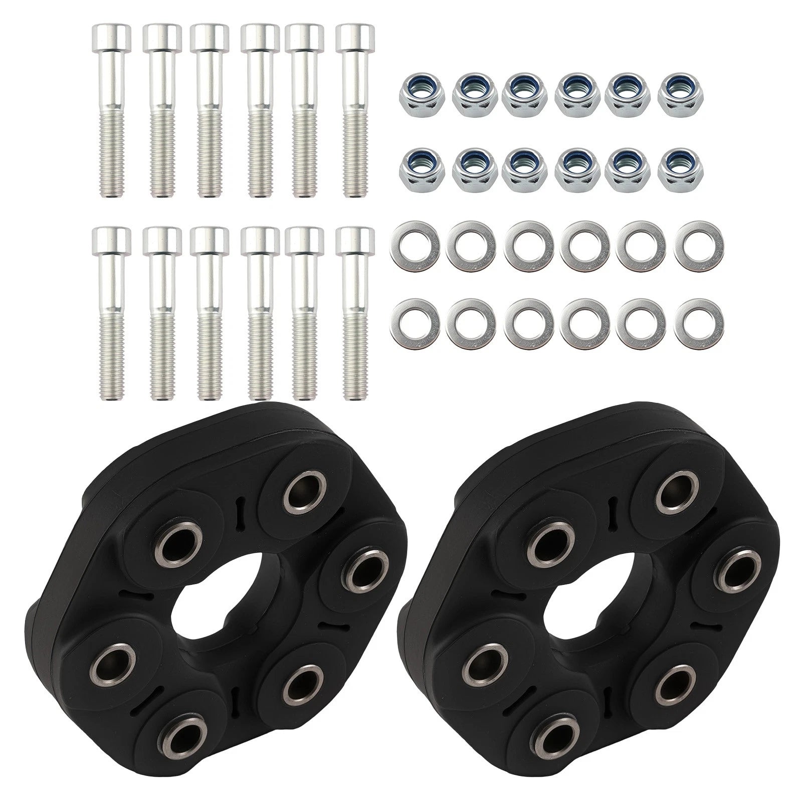 Pair Driveshaft Coupler Flex Joint Kits for Mercedes (1998–2011) 14980, 1704100115