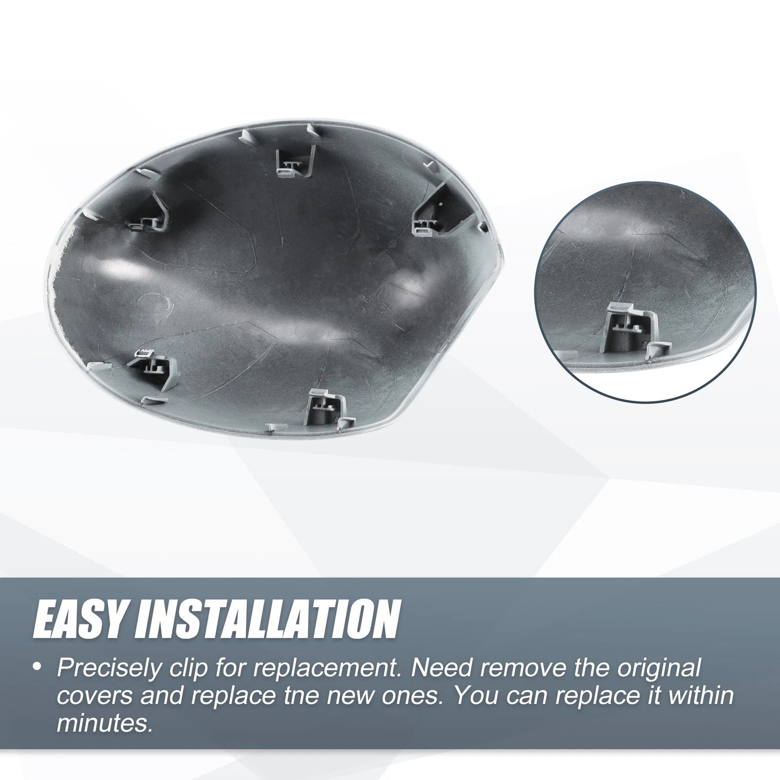 Left Side Mirror Cover Cap for BMW Mini Clubman R55, R57 (2007–2015)