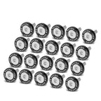 20 Pcs Black 20mm Aluminum Fender Washers for M6 x 1.0 Bolt Holes