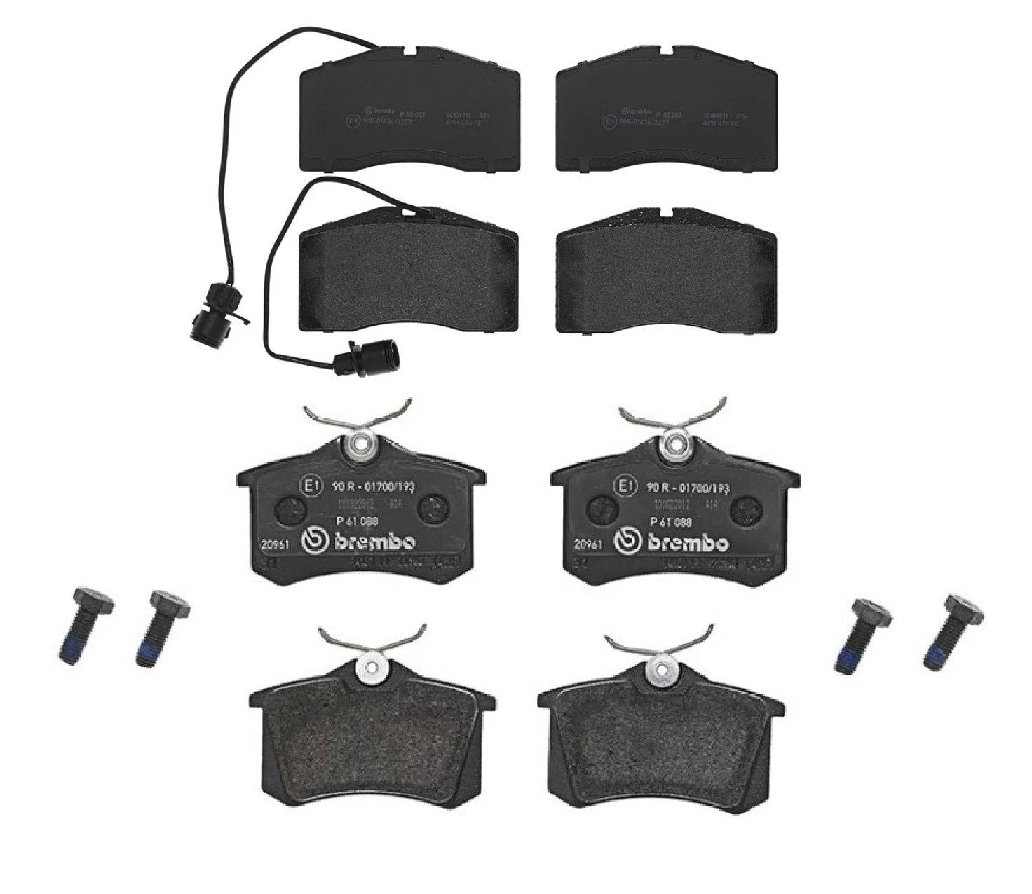 Brembo Brake Pads Kit for Audi S8 A8 Quattro (2013–2019)