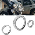 7" Headlight & 4.5" Passing Light Trim Ring for Harley Touring (1994–2023)