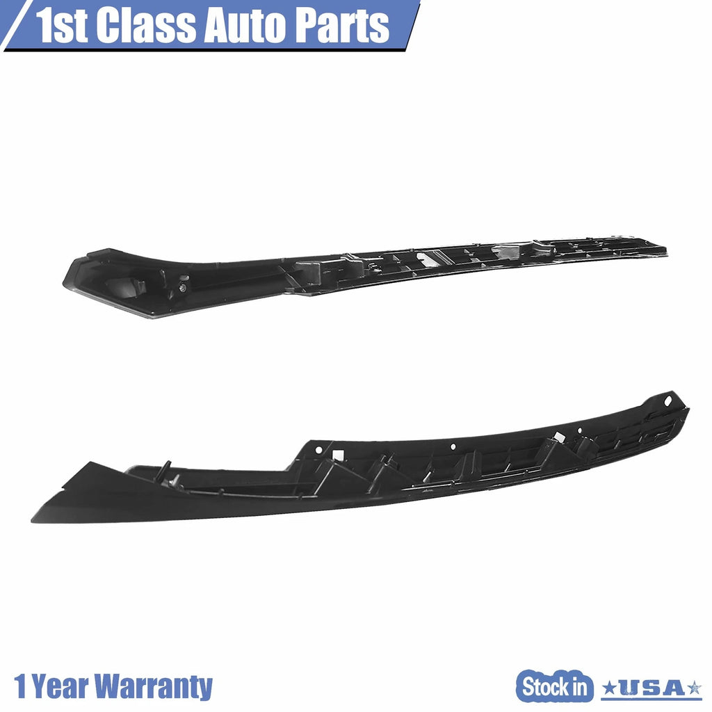 Set of 2 Gloss Black Grille Trim for Honda Civic (2016–2018)