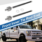 2X Front Inner Tie Rod End Links for Ford Explorer (2011–2019) & Lincoln MKT (2013–2019)