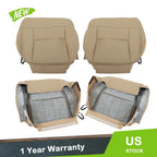 Leather Seat Cover Set for Ford F150 Lariat XLT (2004–2008) Tan