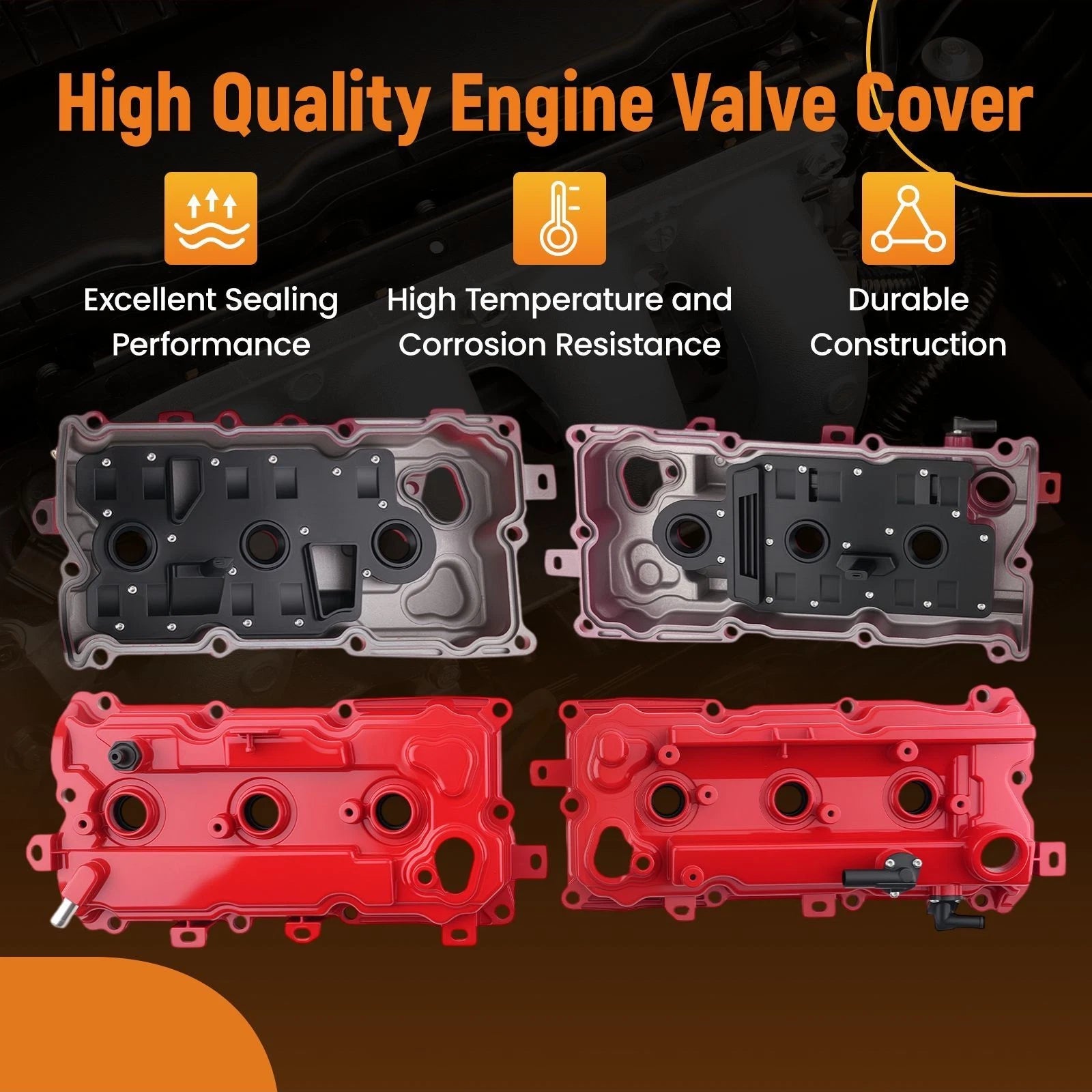 Aluminum Engine Valve Cover for Nissan Quest 3.5L (2004–2009) 13264JA10A