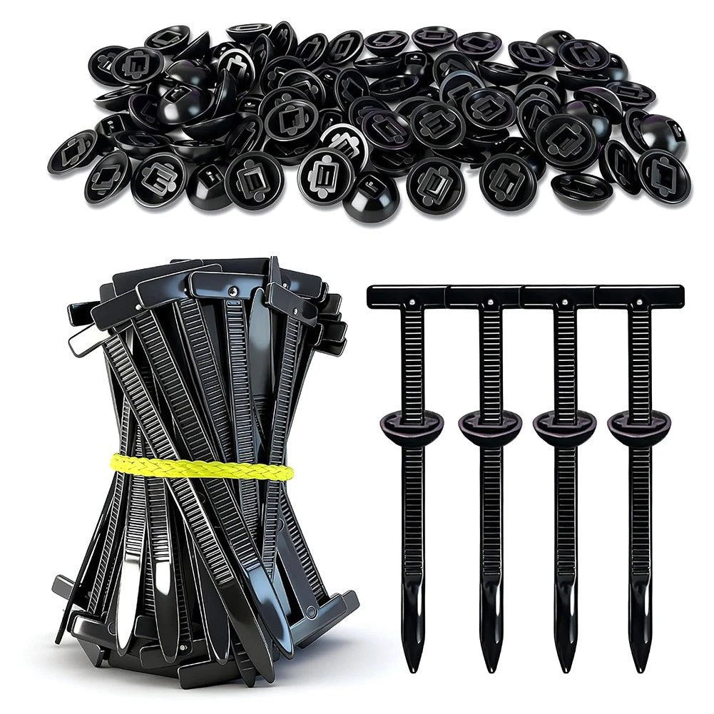 Cable Tie Holder for Automotive Fastener (Corrosion-resistant, Self-locking)