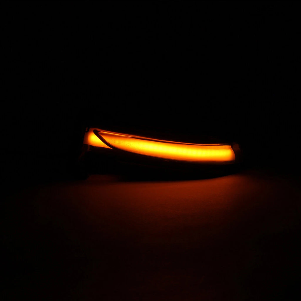 2X Smoked Sequential LED Side Mirror Turn Signal Light for Ford Escape (2021–2024)