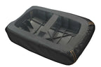 Console Lid Pull Over Cover Leather for Infiniti FX35 (2009–2012) Orange Stitch
