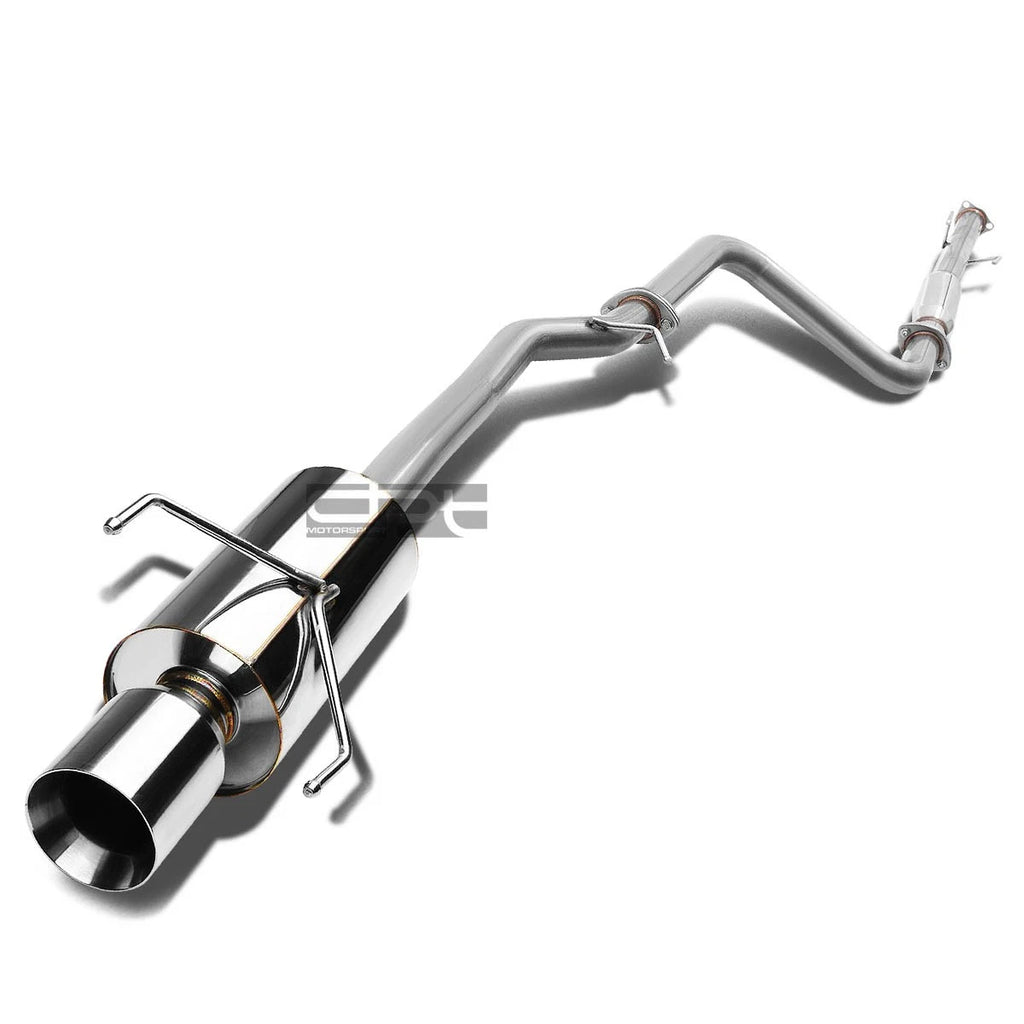 4" Rolled Muffler Tip Racing Catback Exhaust System for Honda Accord (1990–1993)
