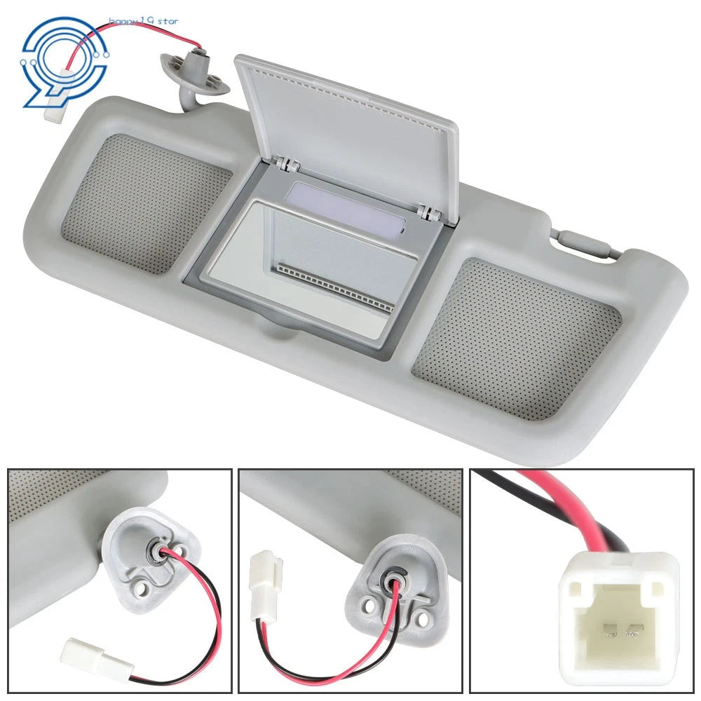 Left Driver Side Sun Visor with Mirror for Mazda RX-8 (2004-2011)