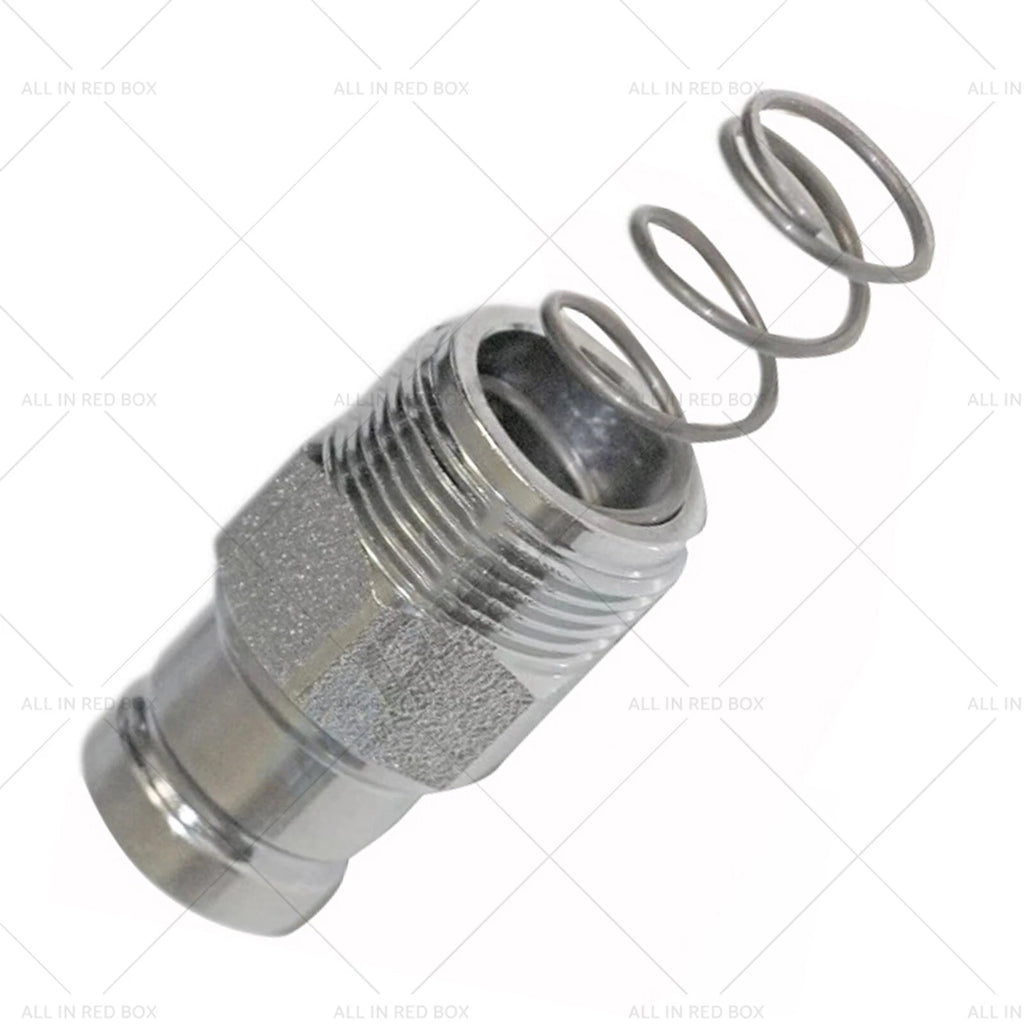 3/8" Hydraulic Male Drain Line Flat Face Quick Coupler for Bobcat