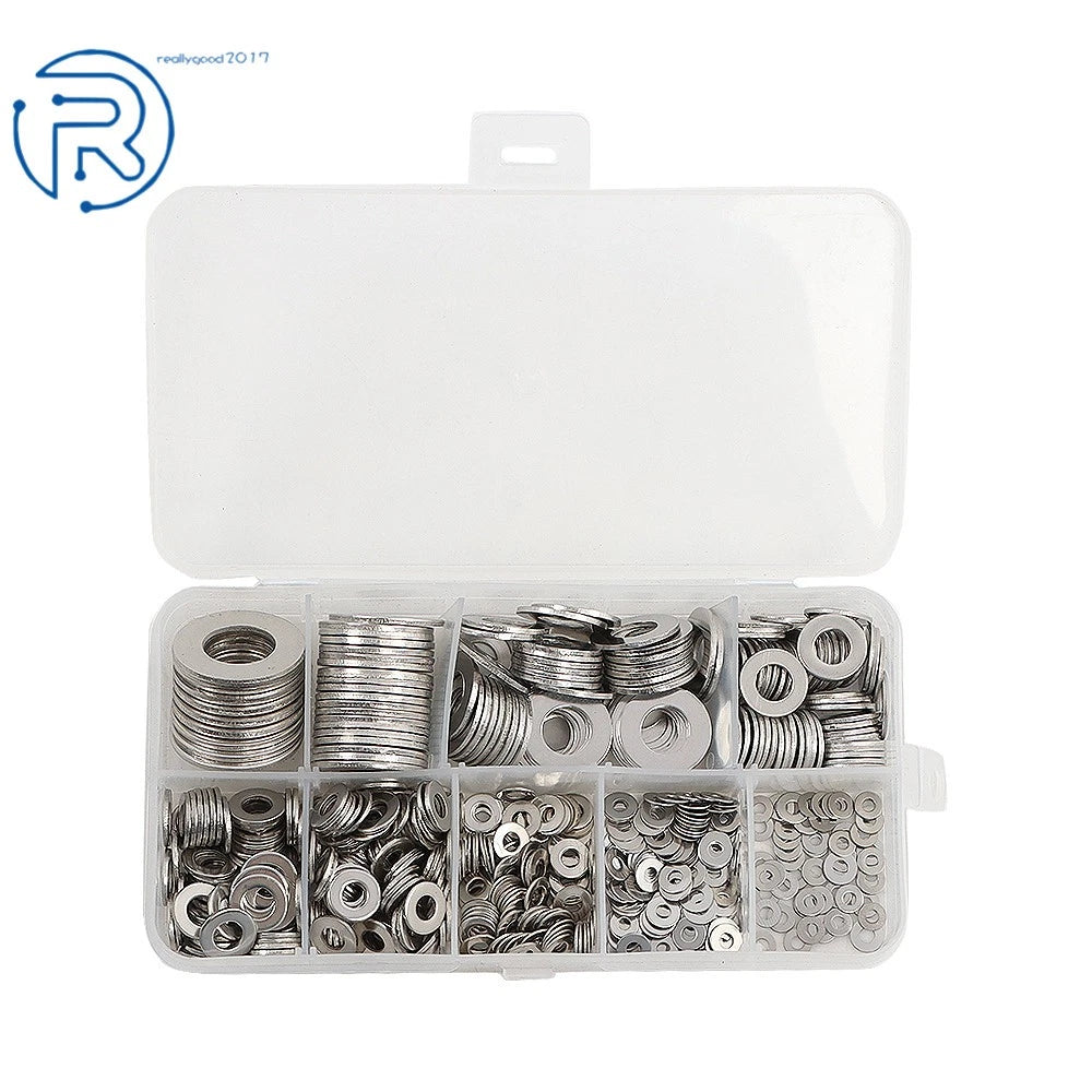 Set of 600 Flat Washers for Automotive Applications