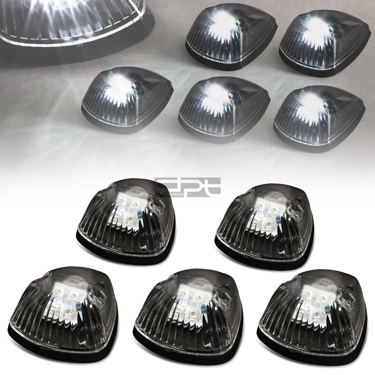 5Pcs LED Cab Roof Running Light for Dodge Ram Br/Be (1994–1998)