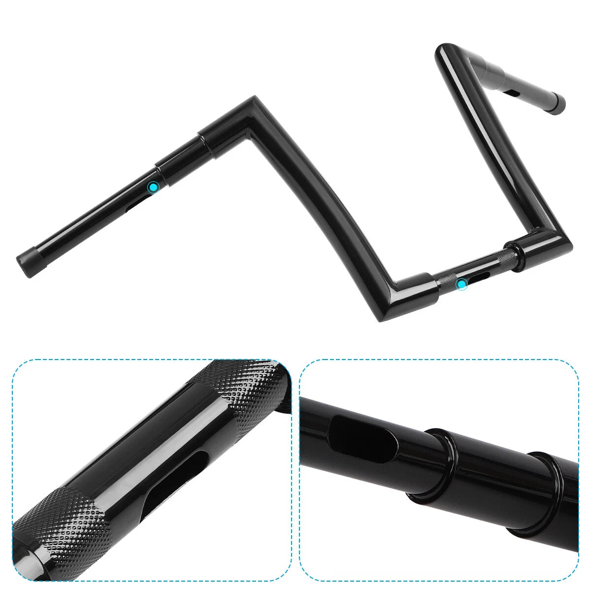 12" Rise Ape Hanger Handlebar for Harley