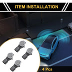 Set of 4 Bumper Reverse Backup Parking Sensors for Chevrolet Silverado 1500 2500 (2014–2019)