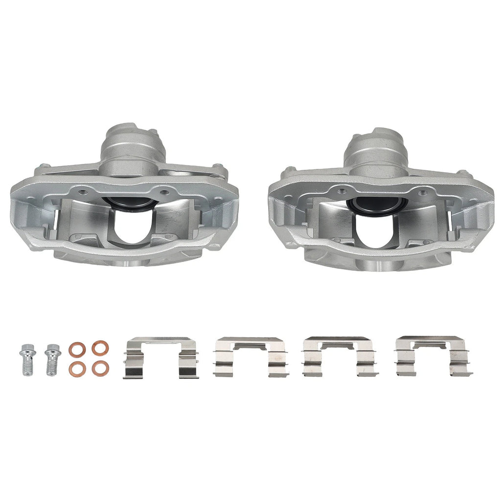 Front Disc Brake Caliper Set for Ford Focus (2008–2011) Left & Right w/Bracket