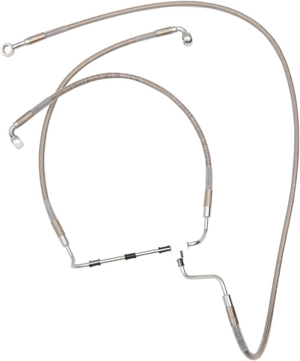 6" Stainless Steel Brake Line for Drag Specialties (614085-6)