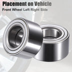 2X Front Left Right Wheel Bearing DAC45840041 for Scion iQ (2012–2015)
