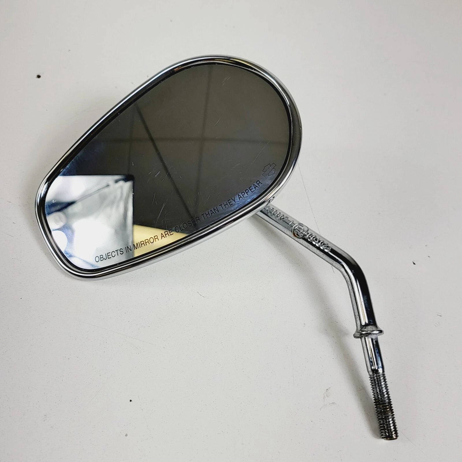 Chrome Stem Mirror for Harley Davidson (1982–2021) - Left Side