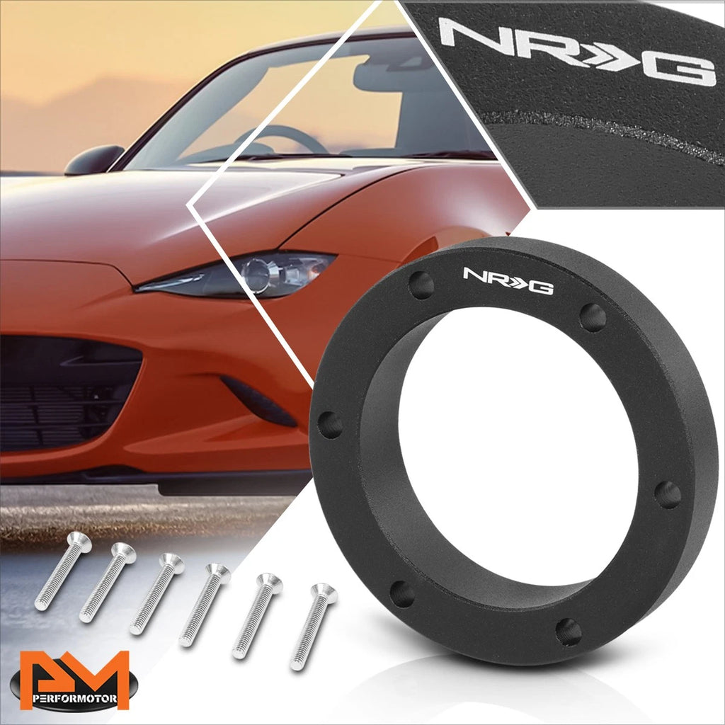 NRG SRK-520BK Steering Wheel Quick Release Adapter for Universal Fit (2000–2023)
