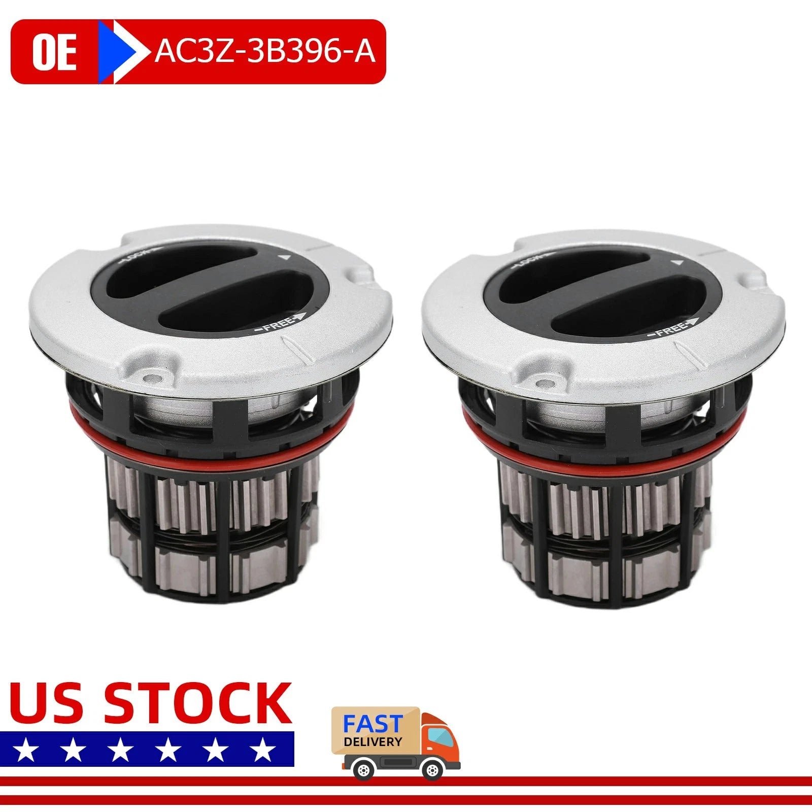 Pair Front Auto Locking Hubs for Ford F250 F350 F450 F550 Super Duty (2005–2010)