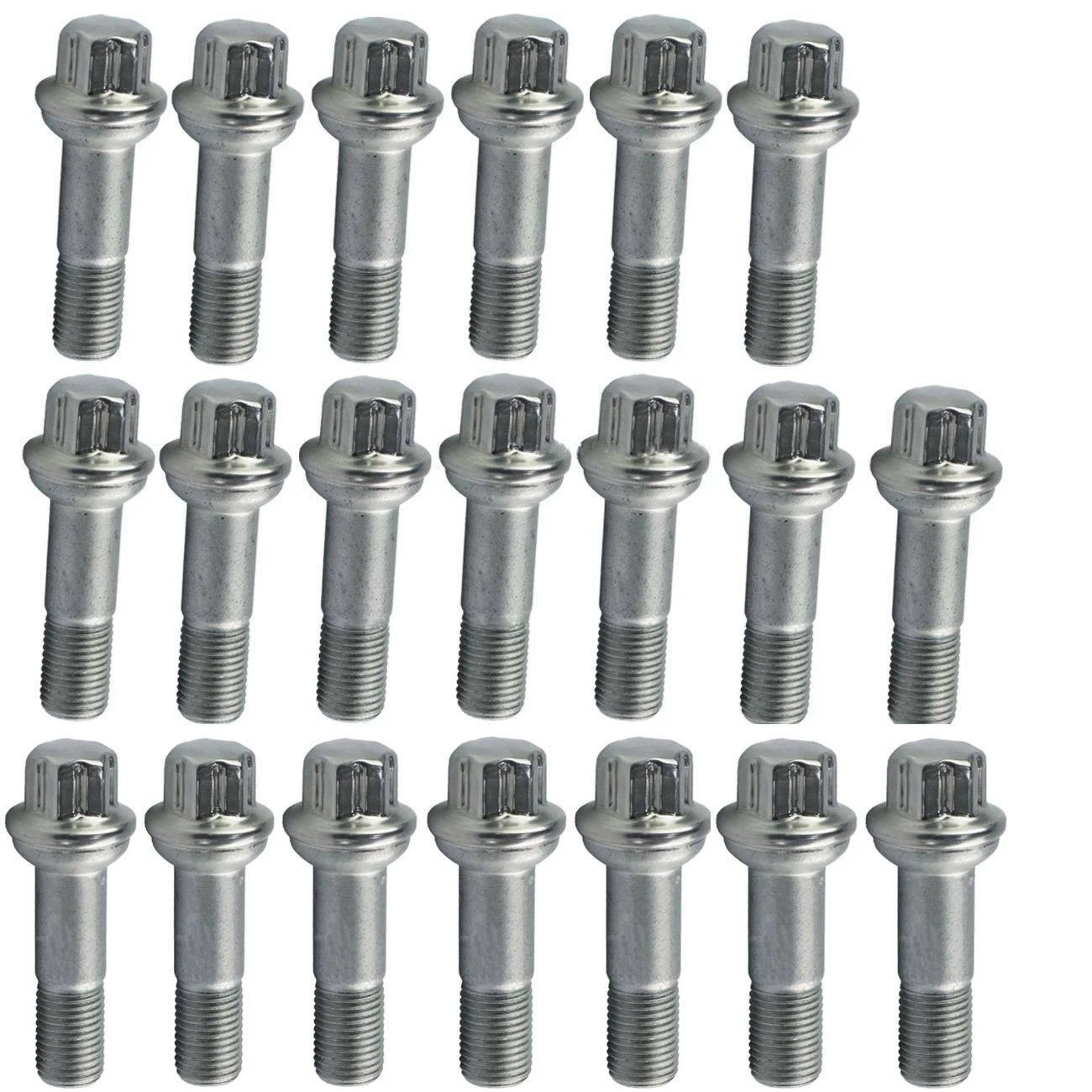20PC Stainless Steel Wheel Lug Bolts for Mercedes W164 W166 X204 W221 C216
