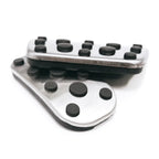 Stainless Steel Brake Gas Pedal Covers for Toyota Land Cruiser Prado (10-22)