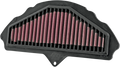 K&N High-Flow Air Filter for Kawasaki KA-1008 (OE Replacement)