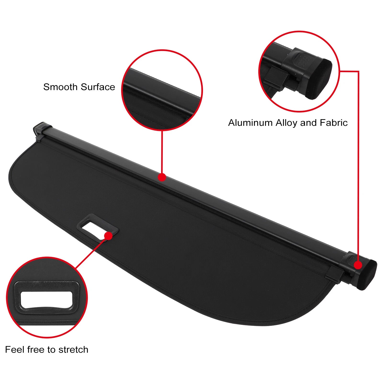 Retractable Rear Cargo Security Trunk Cover for Lexus RX350 RX450h (2016–2022)
