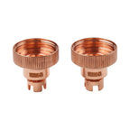 2pcs Plasma Shield Cap KP2845-2 for LC105 Torch (Fit 1538 W03X0893-67A)