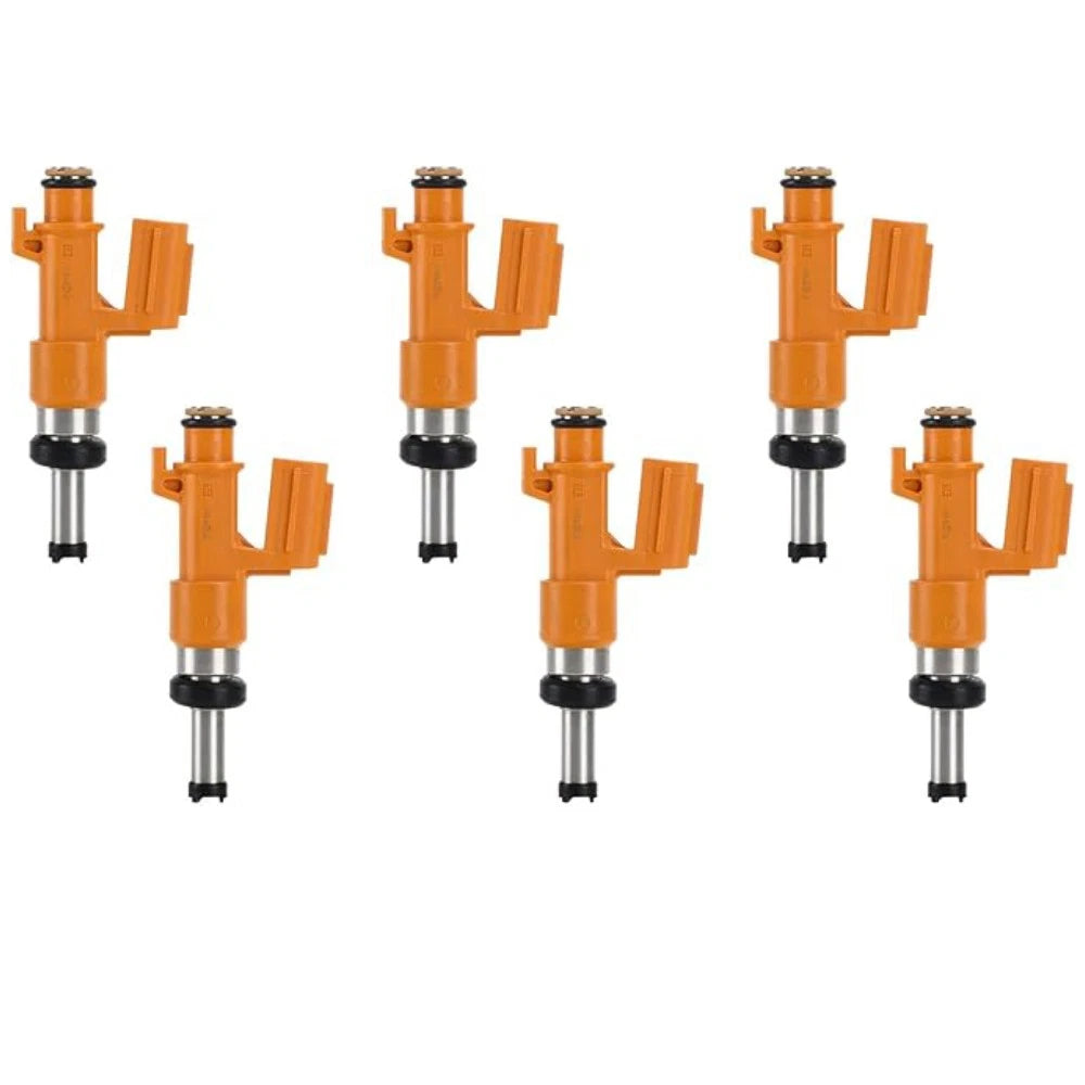 6X Fuel Injectors for Lexus IS350 RX350 Toyota Camry Sienna Tacoma (2013–2019)