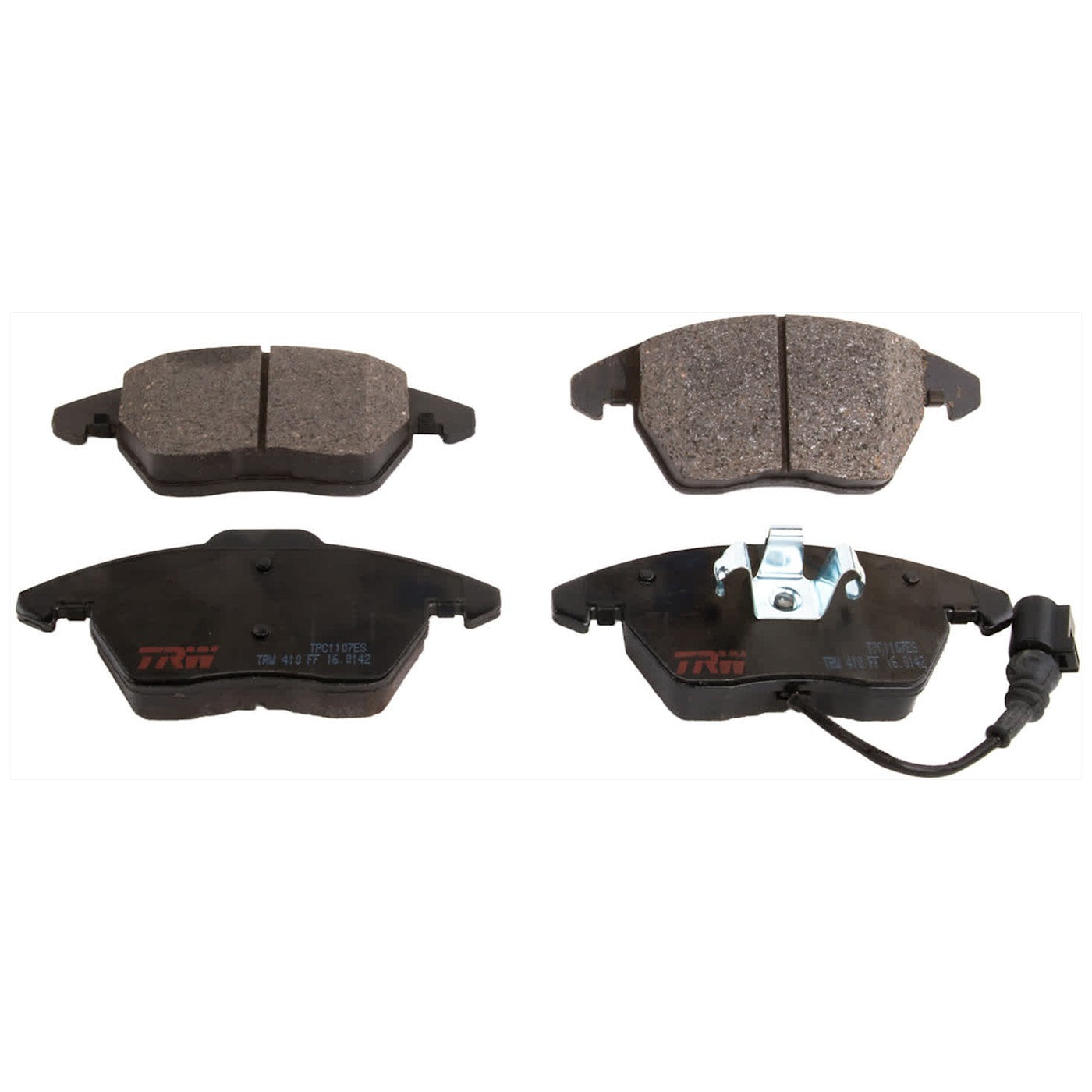 Set of 2 Brake Disc and Pad Kits for VW CC, Passat