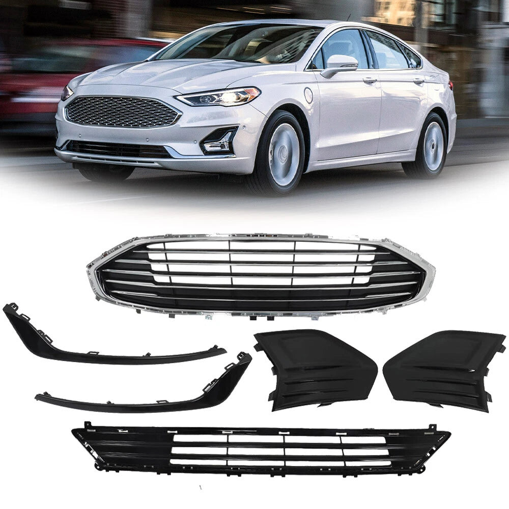 Front Grill and Fog Light Covers for Ford Fusion (2019â2020)