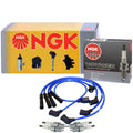 Set of 4 NGK V-Power Spark Plugs for Mazda B2600 MPV (1990–1994)