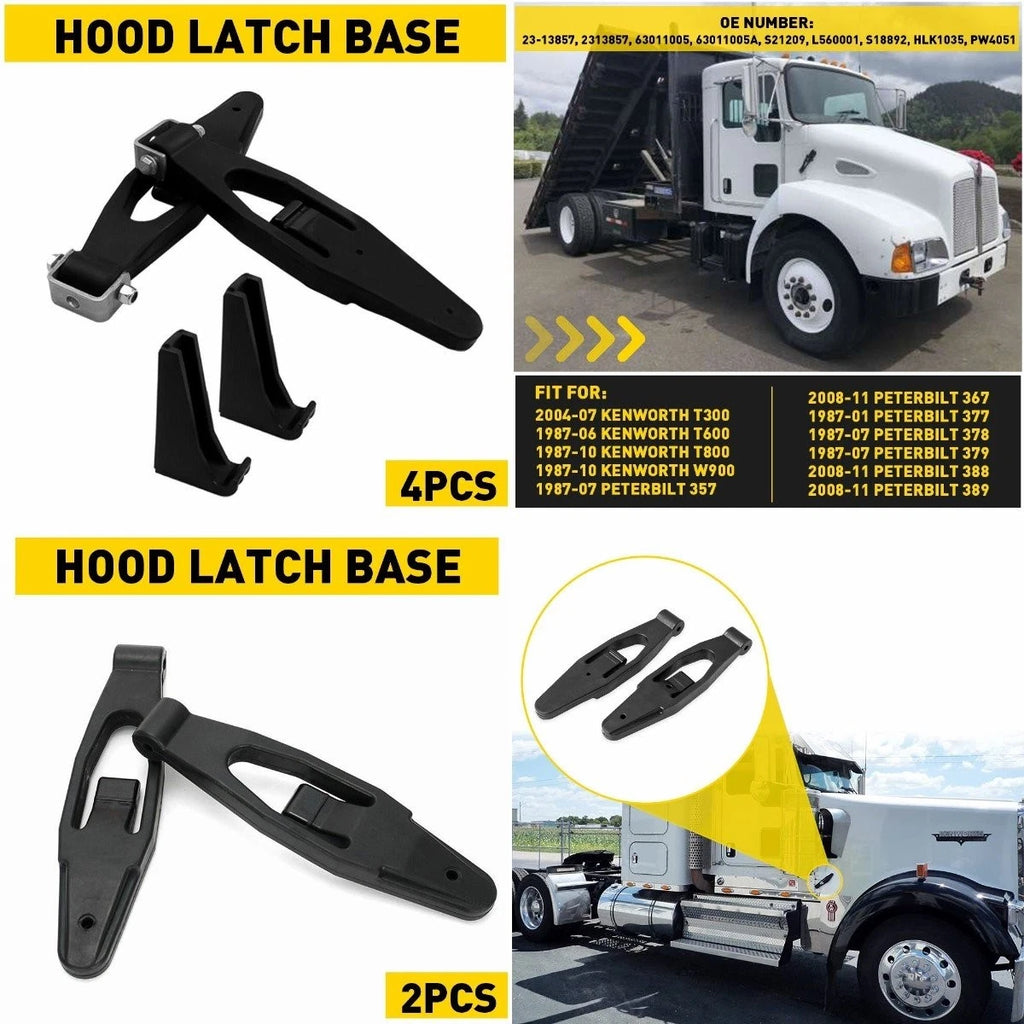 Hood Latch Base for Kenworth Peterbilt (L56-0001, HLK1035, S18892, 2313857)